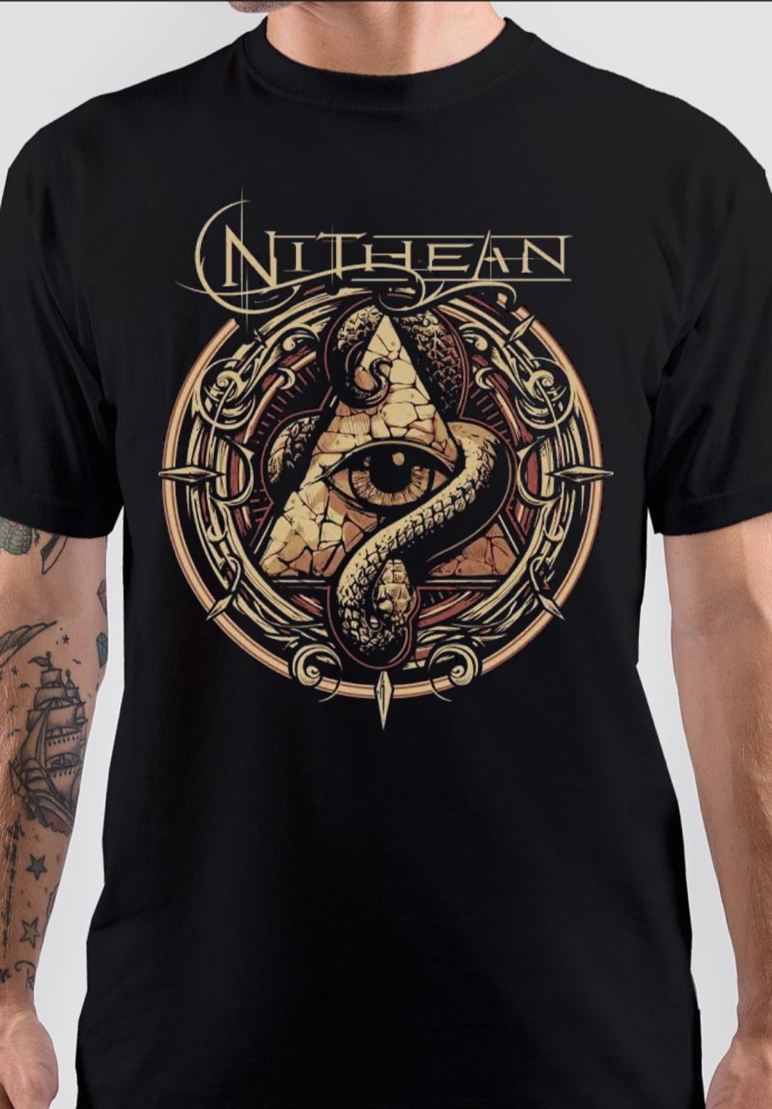 Nithean Black T-Shirt Hoodie, Sweatshirt | PureTeeCo.com