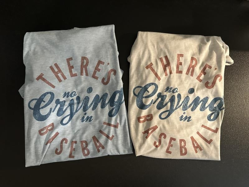 No Crying In Baseball Vintage T Shirt Hoodie, Sweatshirt | PureTeeCo.com