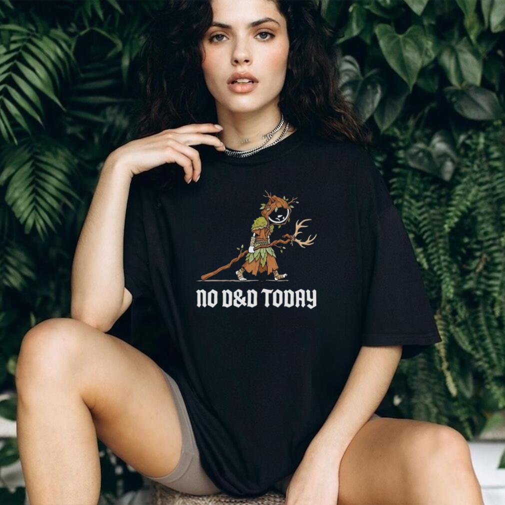 No D&D Today Druid cartoon shirt