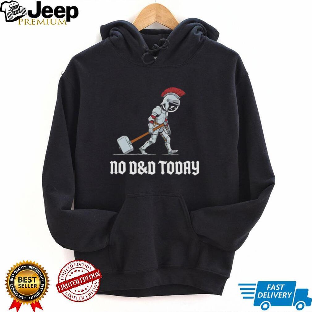 No D&D Today Paladin cartoon shirt