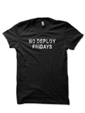 No Deploy Black T-Shirt Hoodie, Sweatshirt | PureTeeCo.com