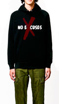No Excuses Black Hoodie T-Shirts, Sweatshirt | PureTeeCo.com