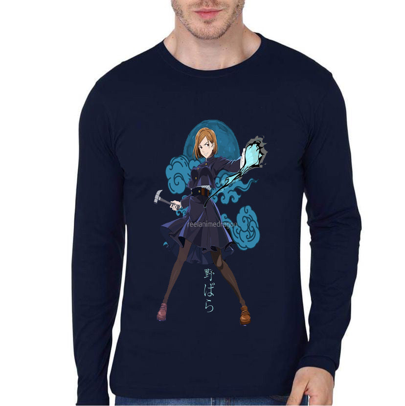 Nobara Kugisaki Full Sleeve T-Shirt Hoodie, Sweatshirt | PureTeeCo.com