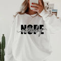 Nope Not Today Sweatshirt, Cotton Unisex Sweatshirt Direct to Garment Printed In the USA Casual and Comfortable...