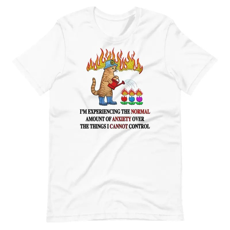 Normal Anxiety Unisex T-shirt (Not Embroidered) Hoodie, Sweatshirt | PureTeeCo.com