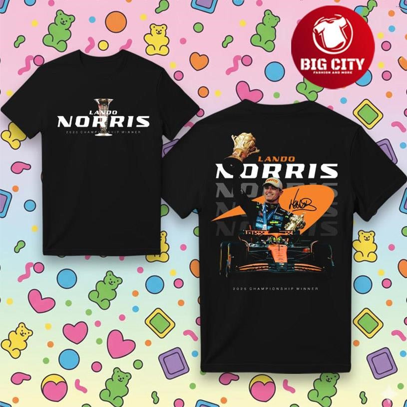 Norris Champion 2025 Two Sided Shirt