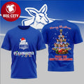 North Melbourne Merry Christmas 2025 Two Sided Shirt