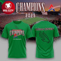 North Texas Mean Green American Conference Champions 2025 Football Two Sided Shirt
