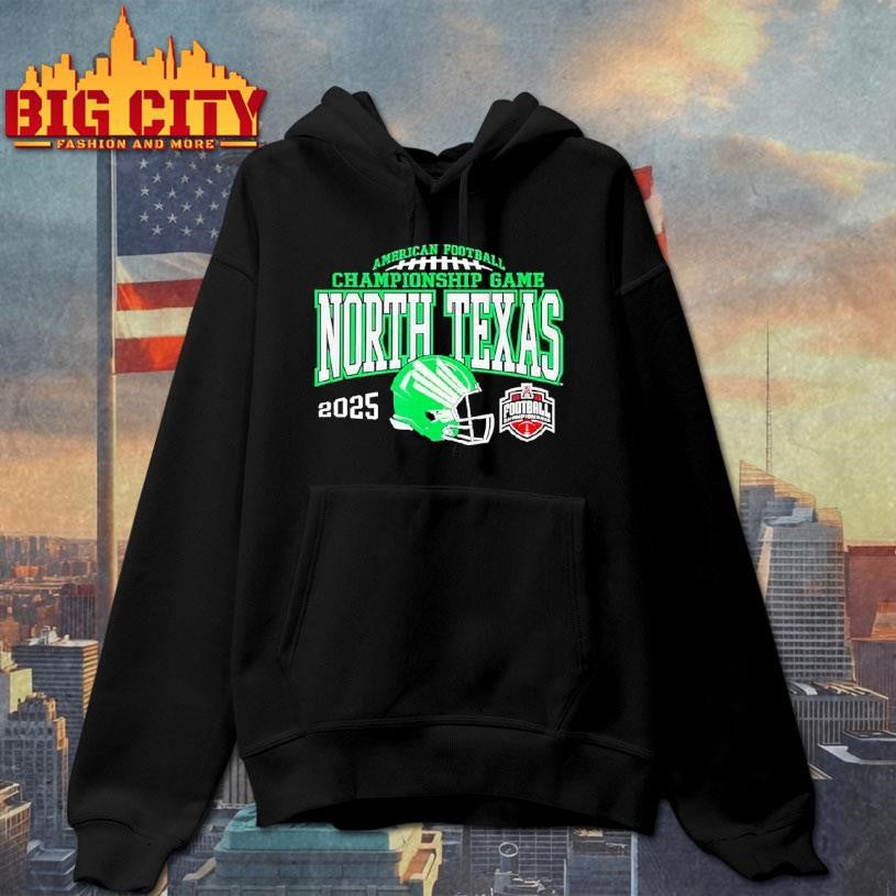North Texas Mean Green American Football Championship Game 2025 Shirt