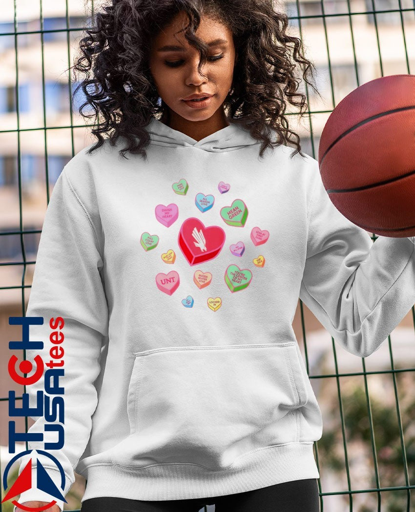 North Texas Mean Green Sweet Talk Valentine’s Day shirt