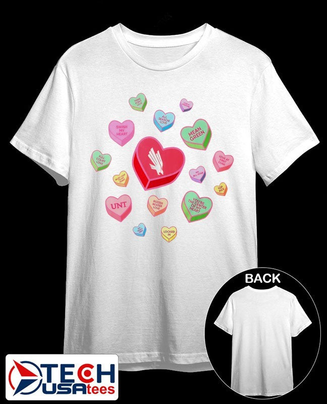North Texas Mean Green Sweet Talk Valentine’s Day shirt