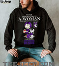 Northwestern Wildcats X Peanuts Characters Never Underestimate A Woman Who Understands Football And Loves Northwestern Wildcats Tee