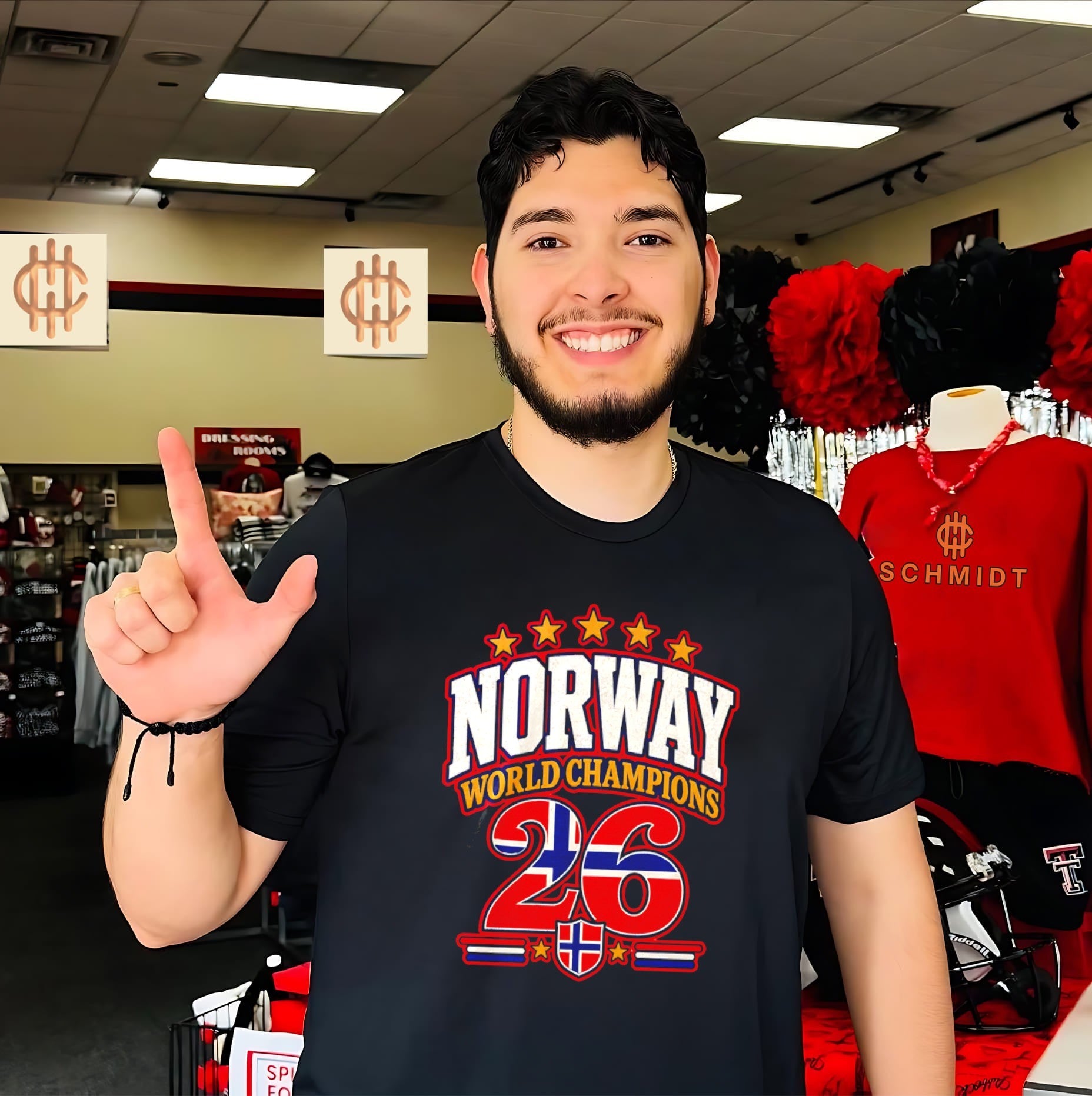 Norway 2026 World Champions Flag shirt