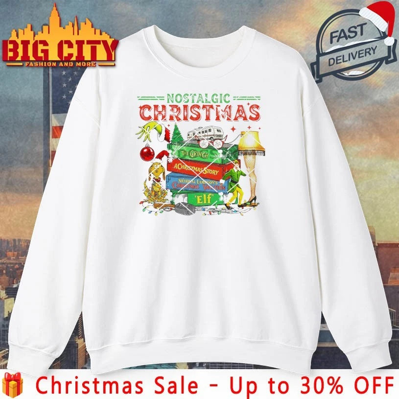 Nostalgic Christmas The Grinch Elf Christmas Story Vacation shirt