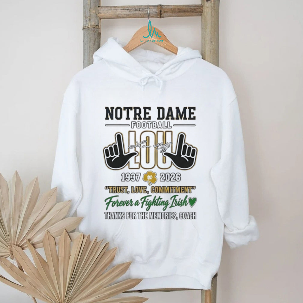 Notre Dame Fighting Irish Football Coach Lou Holtz shirt