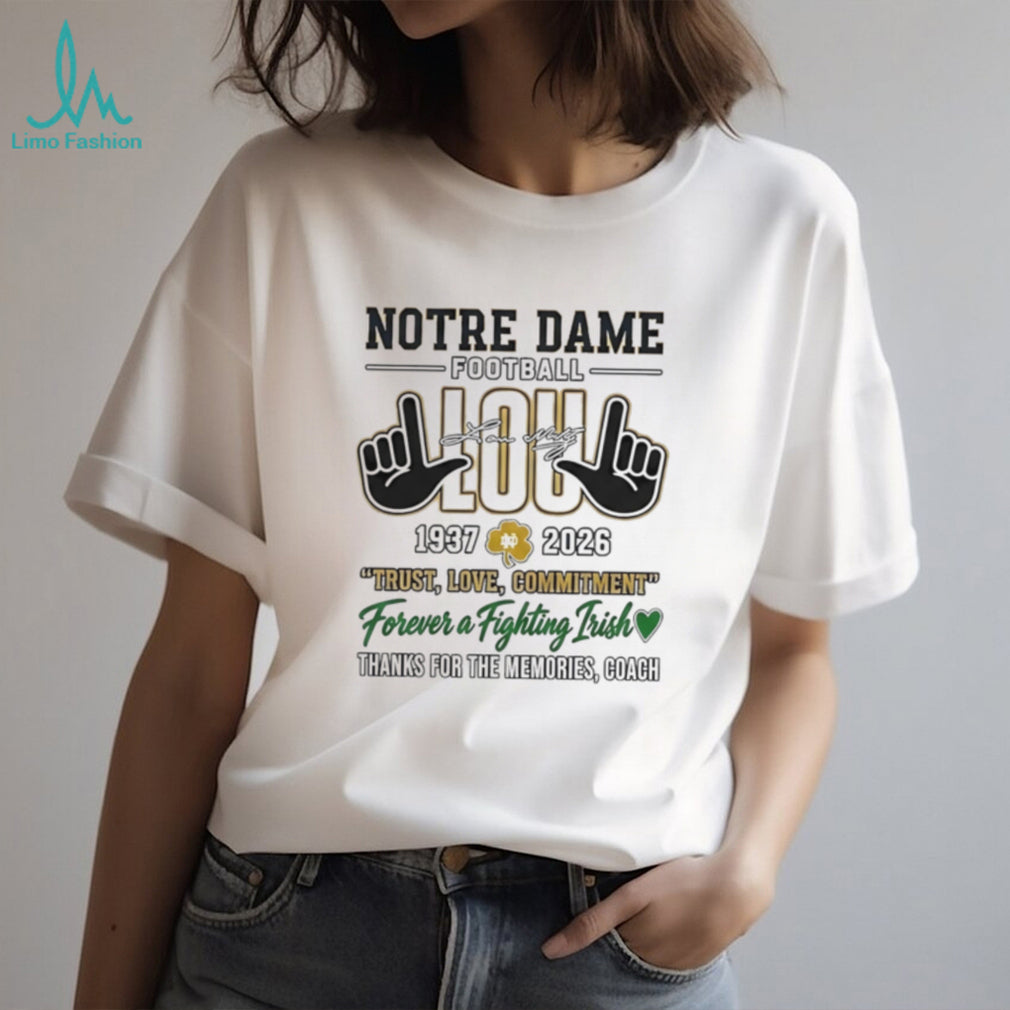 Notre Dame Fighting Irish Football Coach Lou Holtz shirt