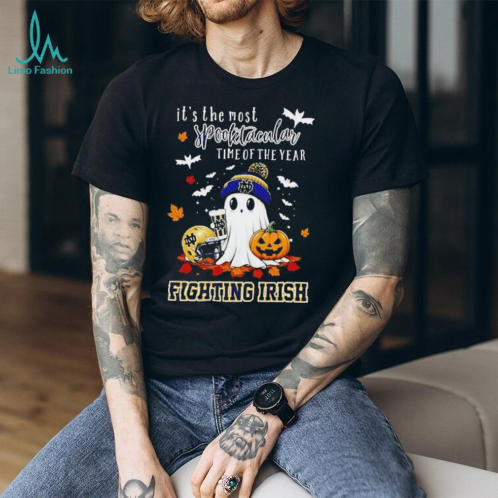 Notre Dame Fighting Irish NCAA Halloween Ghost 2026 It’s the most spooktacular time of the year T Shirt