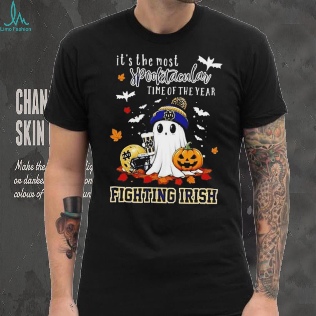 Notre Dame Fighting Irish NCAA Halloween Ghost 2026 It’s the most spooktacular time of the year T Shirt