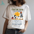 Notre Dame Fighting Irish X Peanuts In My Veins Jesus In My Heart Walk T Shirt