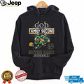 Notre Dame Football Irish Mascot God First Family Second Shirt
