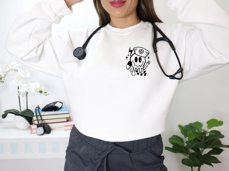 Nurse Vibes Sweatshirt T-Shirts, Hoodie | PureTeeCo.com