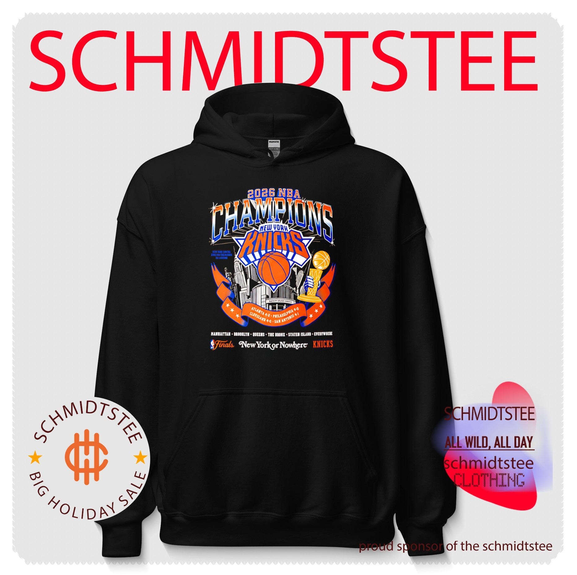 Ny Knicks 2026 NBA Champions New York or Nowhere skyline shirt