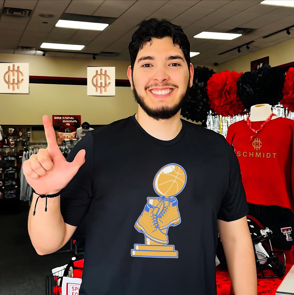 Ny Trophy And Boots New York Knicks 2026 Champions shirt