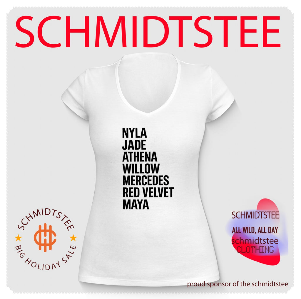 Nyla Jade Athena Willow Mercedes Red Velvet Maya Shirt
