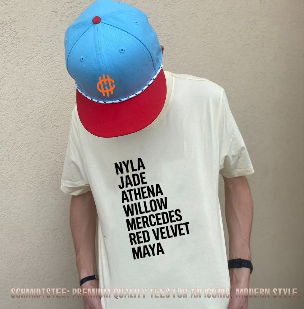 Nyla Jade Athena Willow Mercedes Red Velvet Maya Shirt