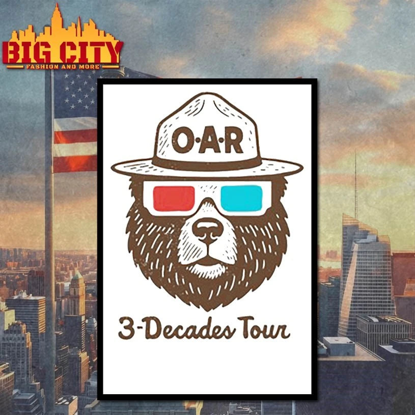 O.A.R. Three Decades Tour 3D shirt
