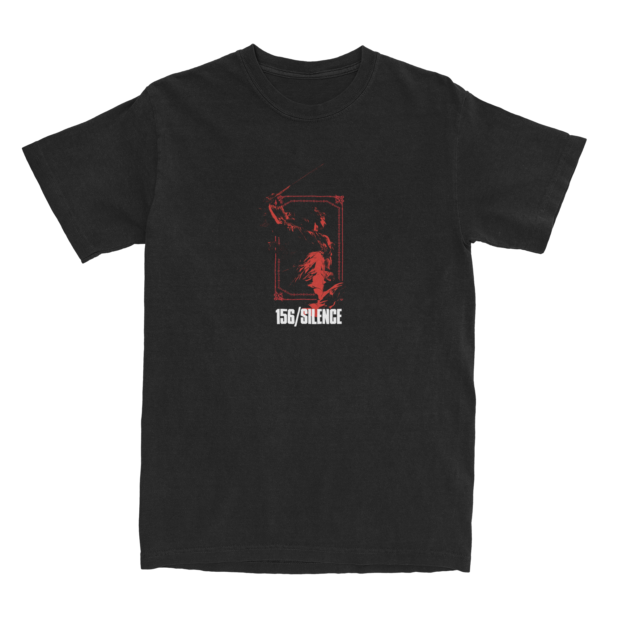 156/Silence - Sword T-Shirt Hoodie, Sweatshirt | PureTeeCo.com (Image 1)