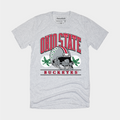 Ohio State Helmet Sticker Tee Style001 Hoodie, Sweatshirt | PureTeeCo.com (Image 1)
