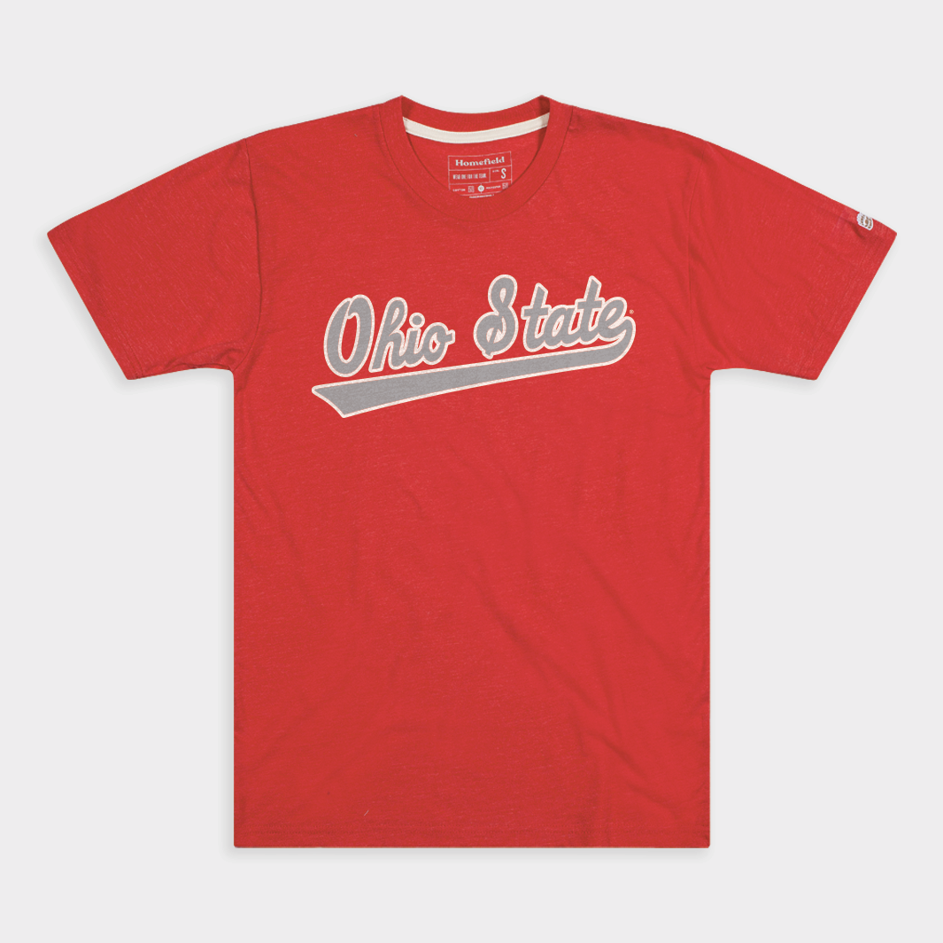 Ohio State Baseball Script Tee Style001 Hoodie, Sweatshirt | PureTeeCo.com