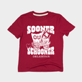 Oklahoma Sooner Schooner Cartoon Youth Tee Style001 Hoodie, Sweatshirt | PureTeeCo.com