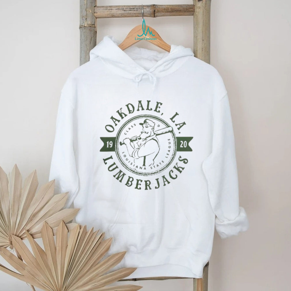 Oakdale Lumberjacks Louisiana Vintage Defunct Baseball Teams T Shirt