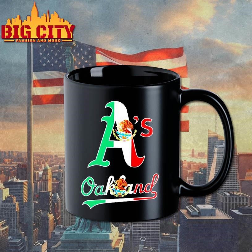 Oakland Athletics Baseball X Mexican Flag Shirt