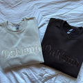 Oakland Monochrome Embroidered Sweatshirt T-Shirts, Hoodie | PureTeeCo.com