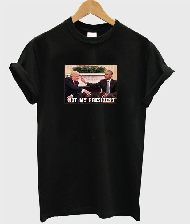 Obama Flips Off Trump T Shirt Hoodie, Sweatshirt | PureTeeCo.com