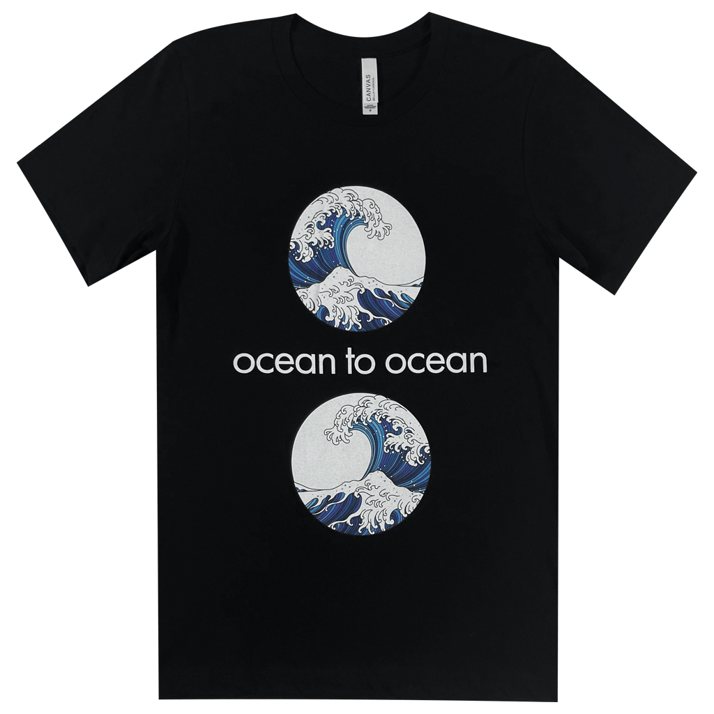 Ocean To Ocean Black 2023 Tour T-Shirt Hoodie, Sweatshirt | PureTeeCo.com (Image 2)