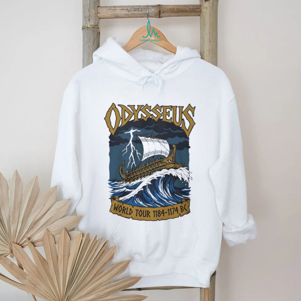 Odysseus World Tour 1184 1174 BC illustration shirt