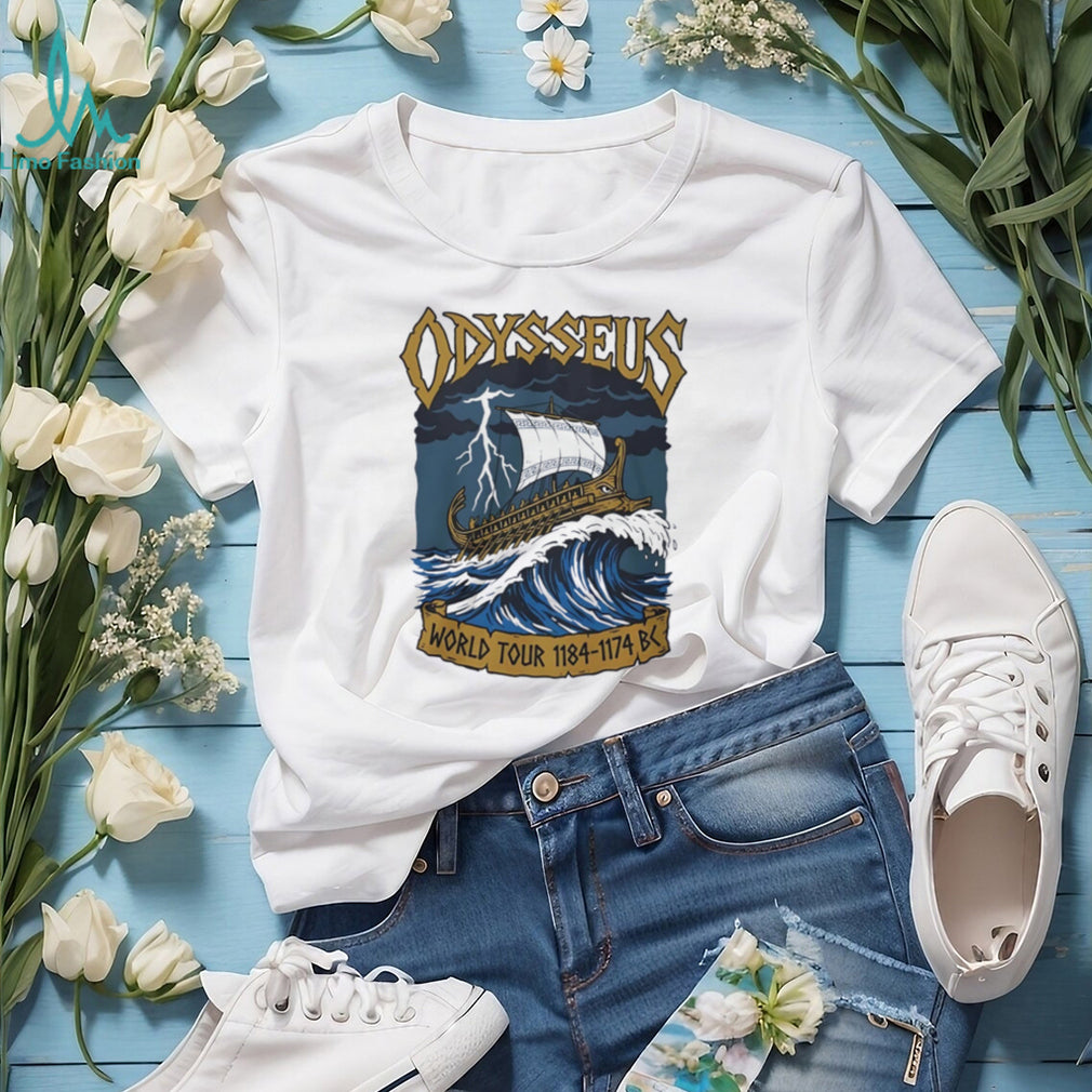 Odysseus World Tour 1184 1174 BC illustration shirt