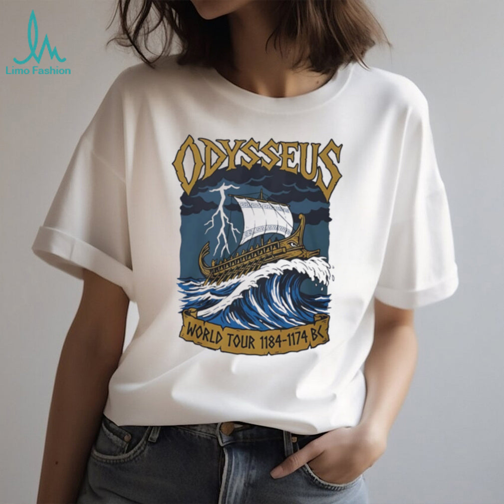 Odysseus World Tour 1184 1174 BC illustration shirt