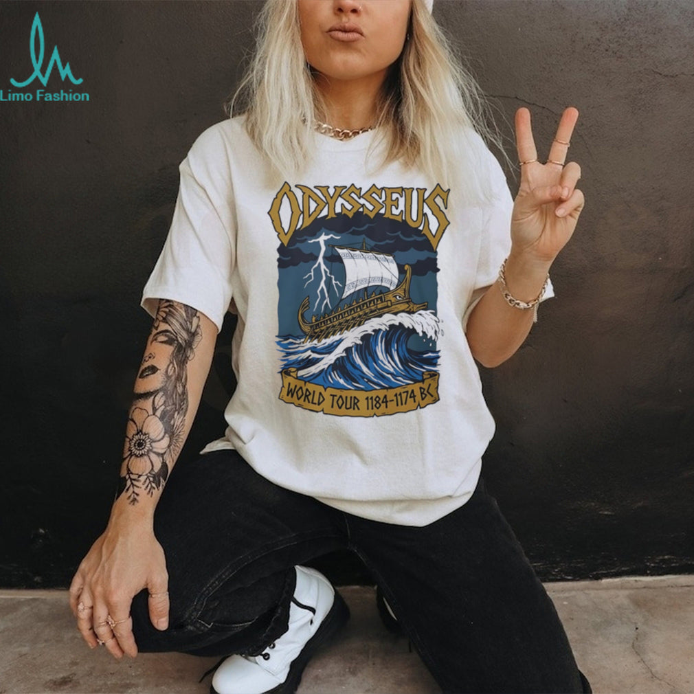 Odysseus World Tour 1184 1174 BC illustration shirt