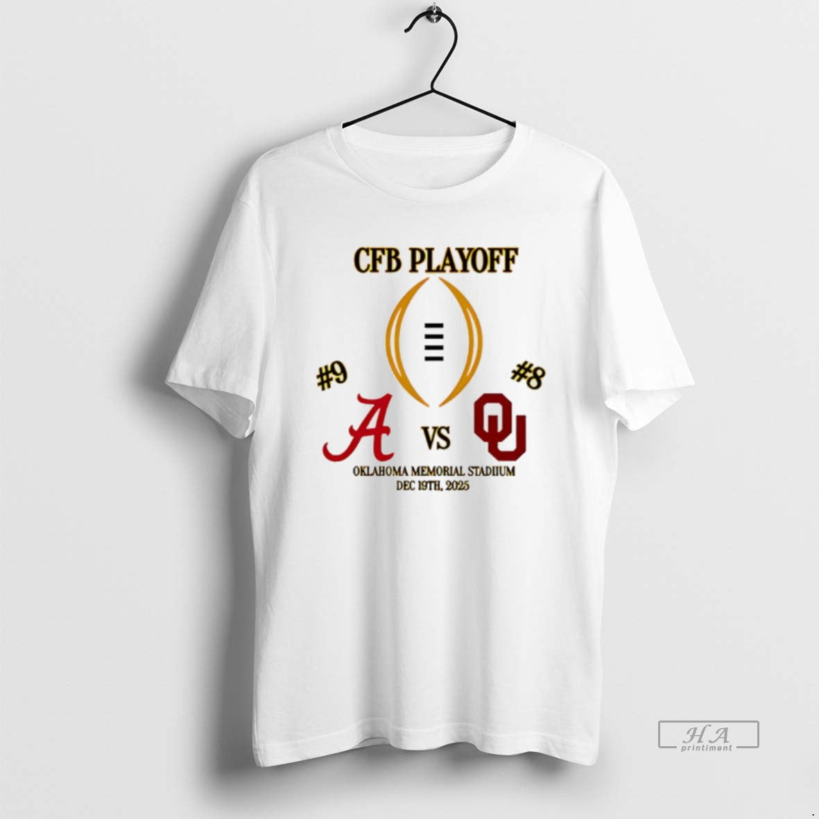 Official 2025 Cfp First Rd Game 1 Alabama Vs Oklahoma T-Shirts, Hoodie, Sweatshirt | PureTeeCo.com