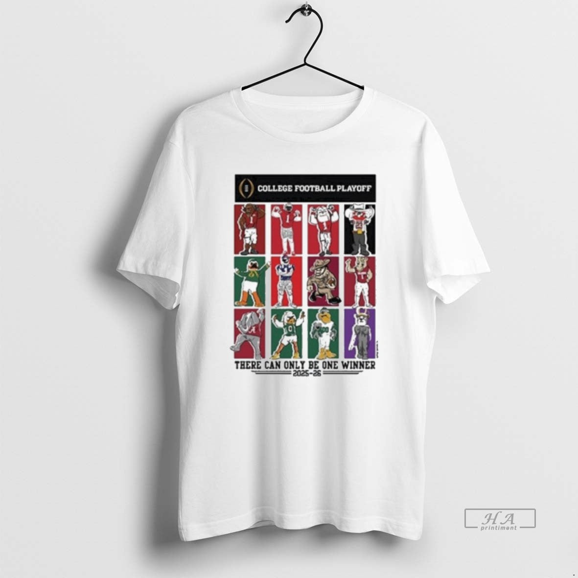 Official 2025 College Football Playoff 12 Team Mascots T-Shirts, Hoodie, Sweatshirt | PureTeeCo.com