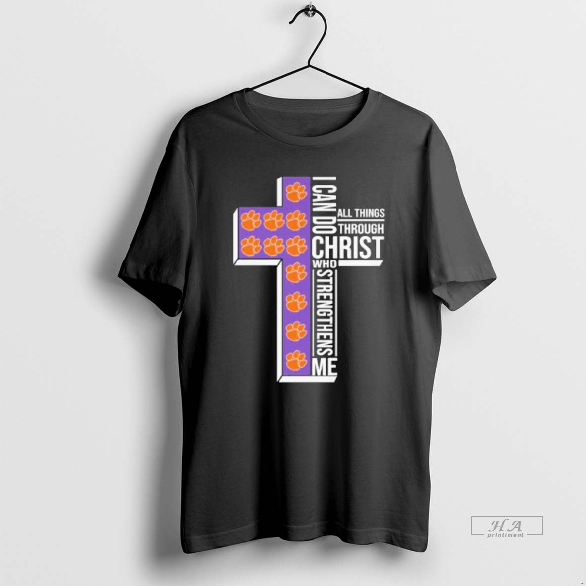 Official 2026 Clemson Tigers Cross I Can Do All Things Through Christ Who Strengthens Me T-Shirts, Hoodie, Sweatshirt