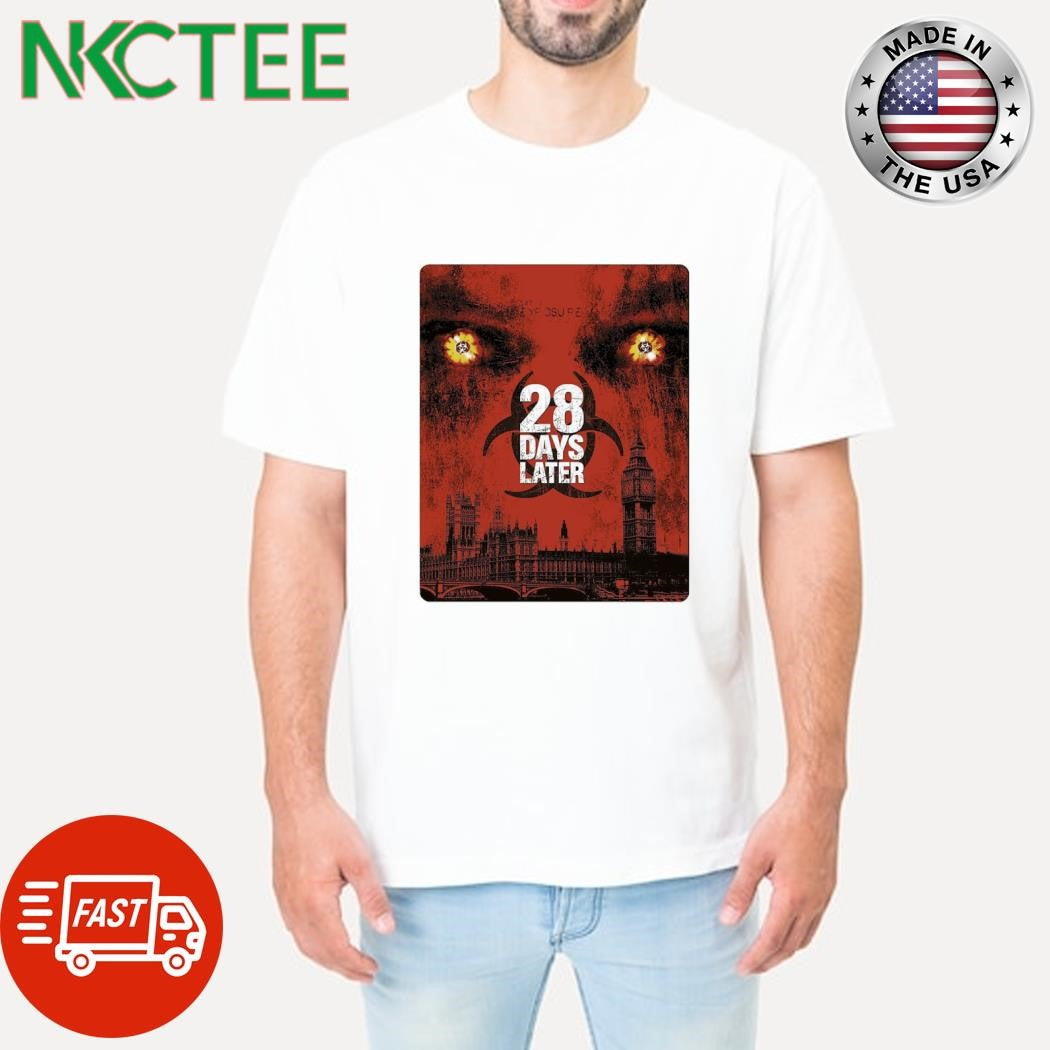 Official 28 Days Later 2002 Halloween shirt