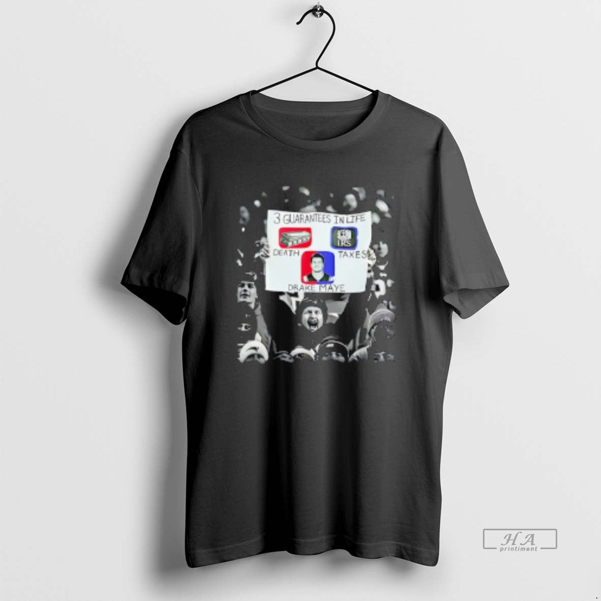 Official 3 Guarantees In Life Death Texas And Drake Maye T-Shirts, Hoodie, Sweatshirt | PureTeeCo.com