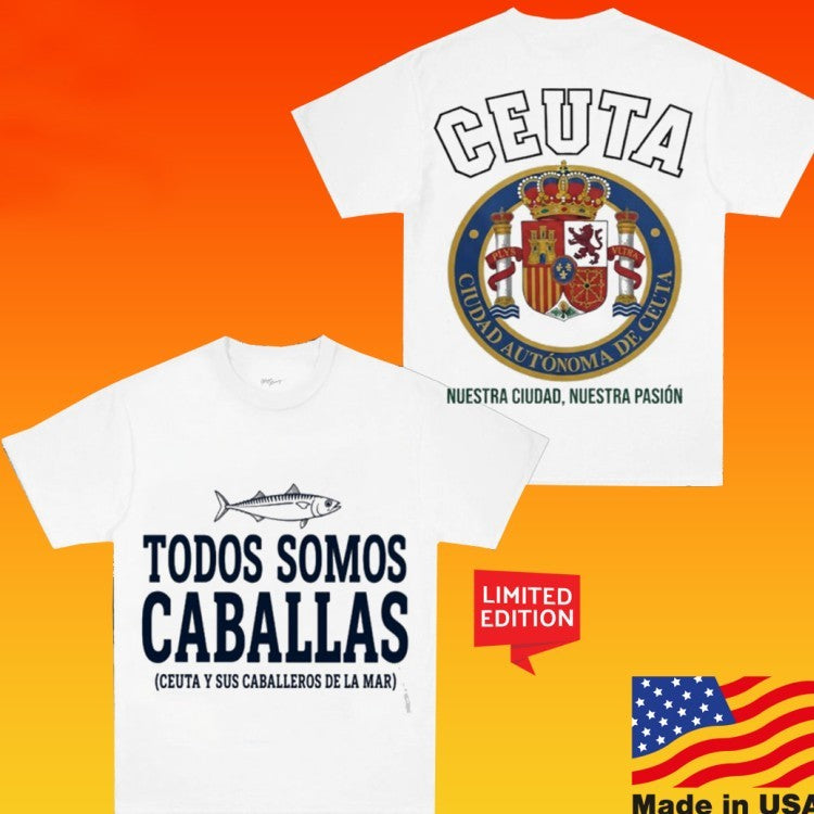 Abde Ezzalzouli With Todos Somos Caballas Ceuta Y Sus Caballeros De La Mar T-Shirts
