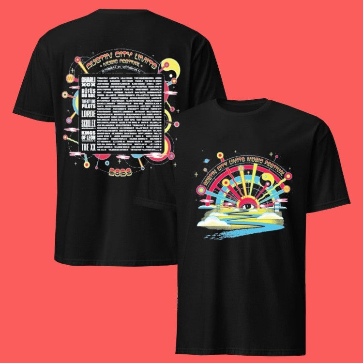 Acl Music Festival Cosmic Horizon Lineup Shirt